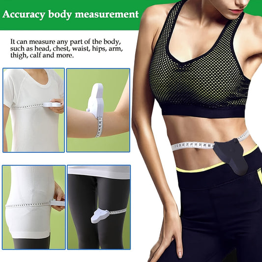Auto Retractable Body Measuring Tape 60in for Weight Loss Fitness Tailoring