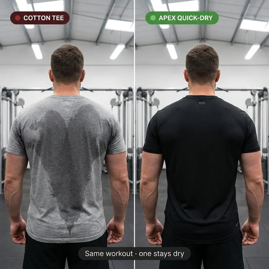 Apex Performance Tee — Black