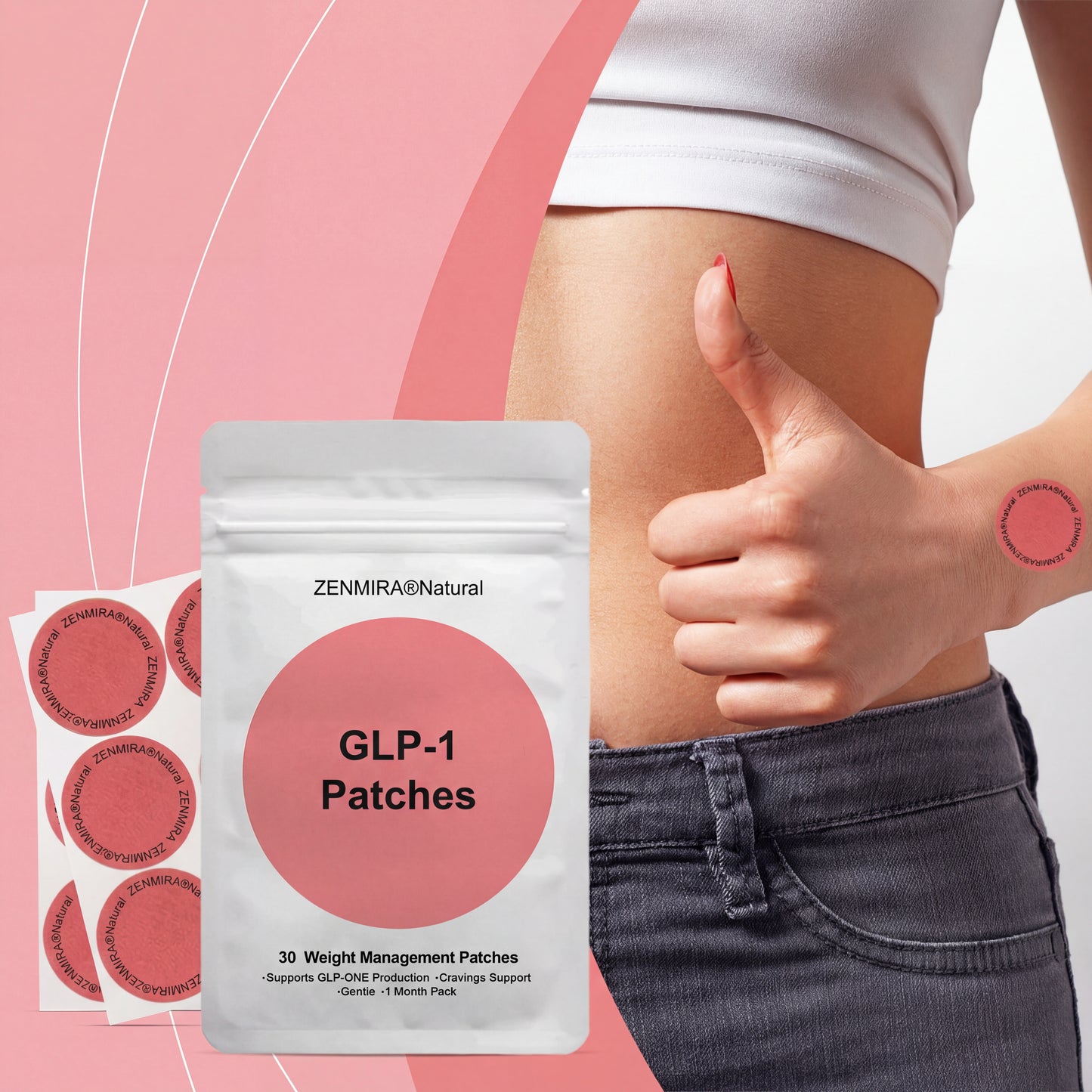 Zenmira GLP-1 Patch –  Support Appetite Control & Weight Loss