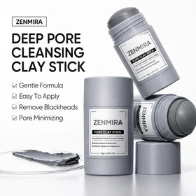 Zenmira Volcanic Pore Clay Stick — hero trio
