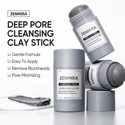 Zenmira Volcanic Pore Clay Stick — hero trio