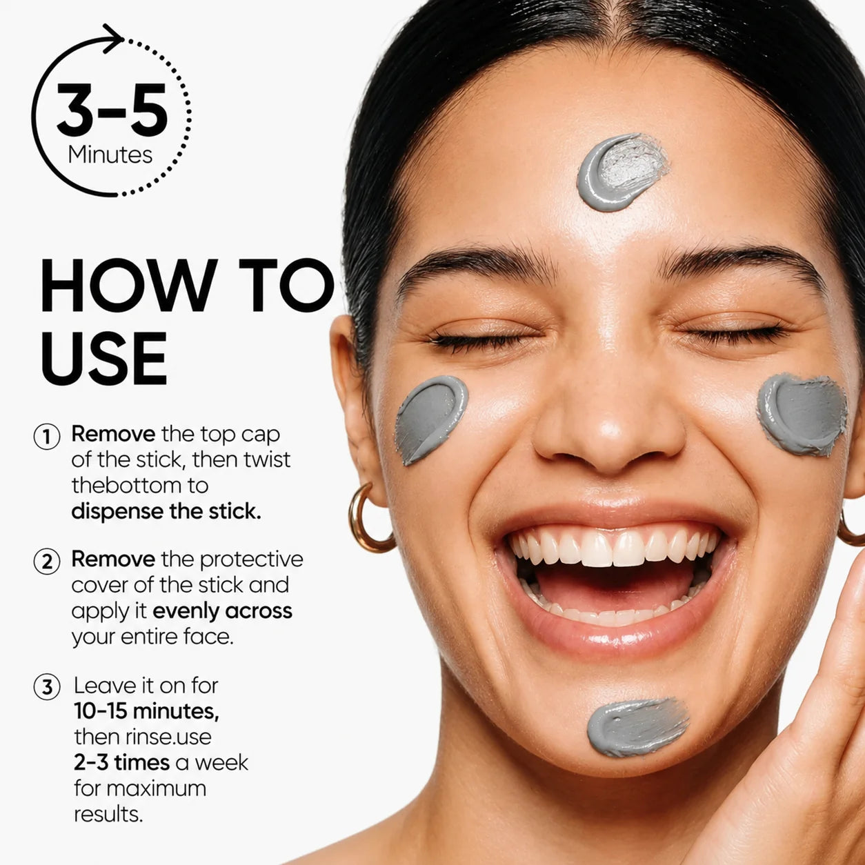Zenmira Volcanic Pore Clay Stick — how to use