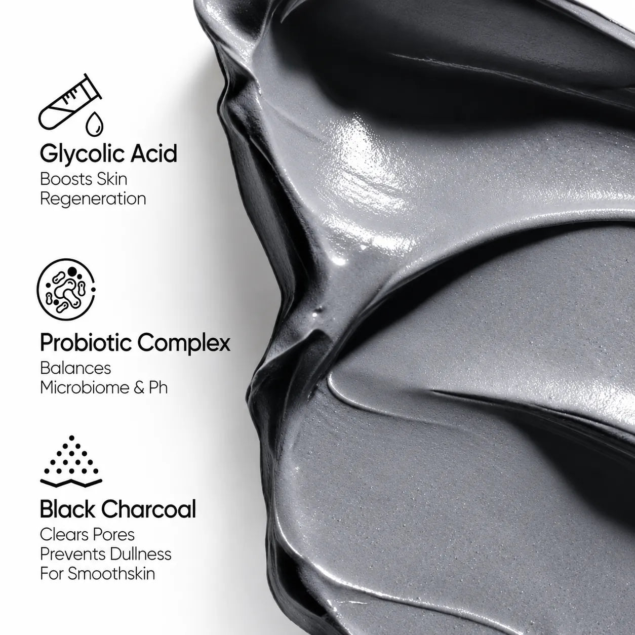 Zenmira Volcanic Pore Clay Stick — ingredients swatch