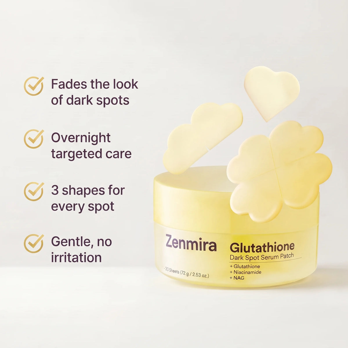 Zenmira Darkspot Serum Patch — benefits card
