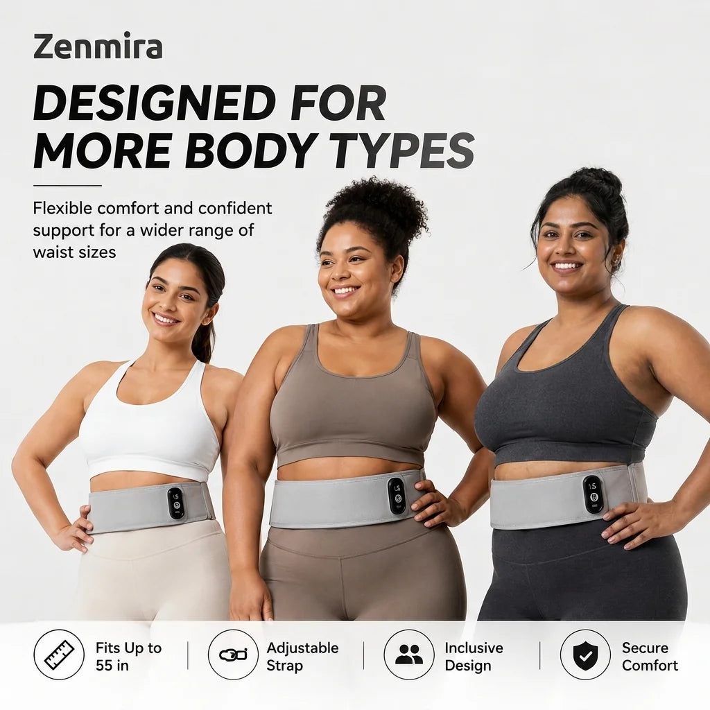 Zenmira 3-in-1 Fascia Ring Massager — body types