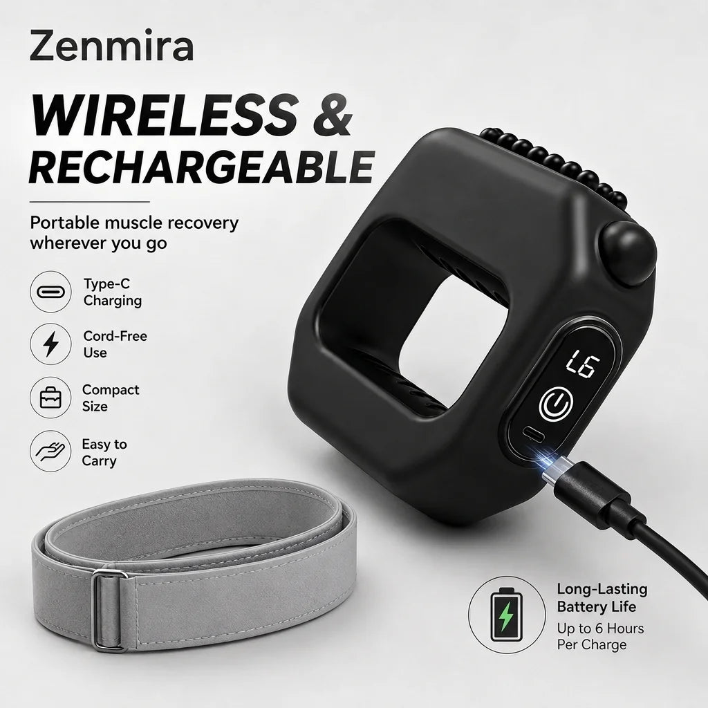 Zenmira 3-in-1 Fascia Ring Massager — wireless