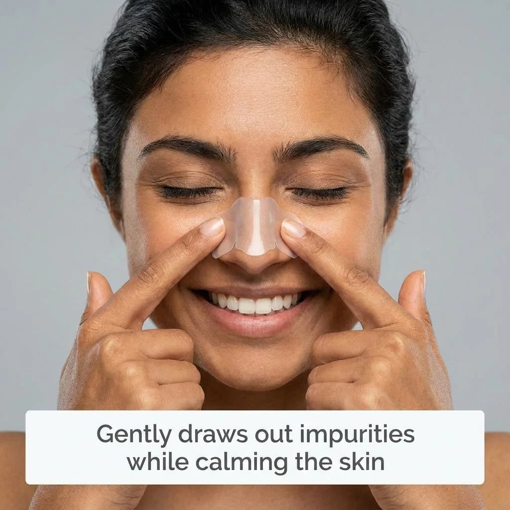 Zenmira Hydrocolloid Nose Patches — hero apply