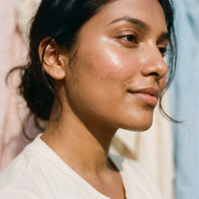 Zenmira No Cast Just Dew PDRN Hydrating UV Sun Serum — glow look